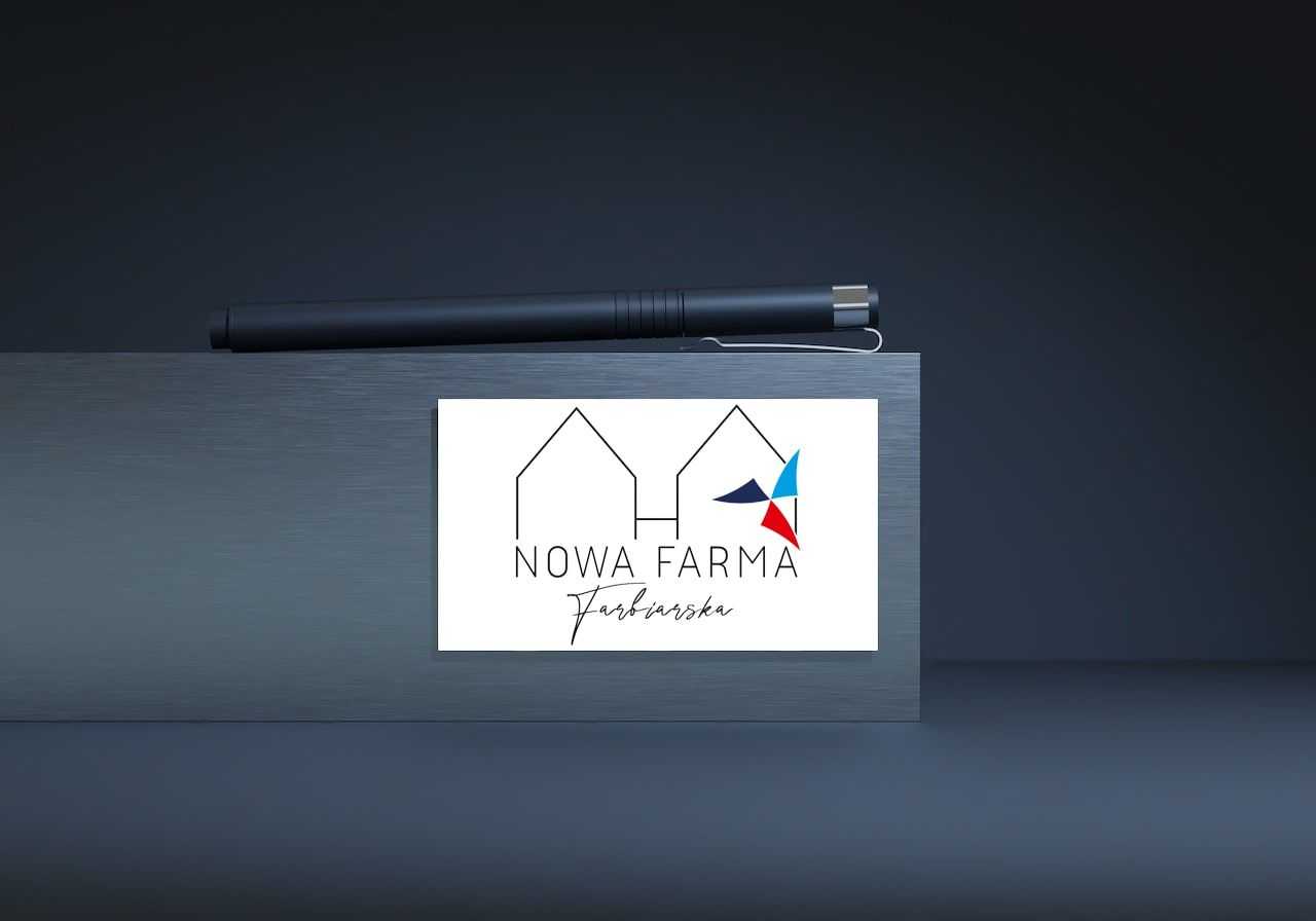 Logo osiedla deweloperskiego „Nowa Farma” – identyfikacja wizualna inwestycji