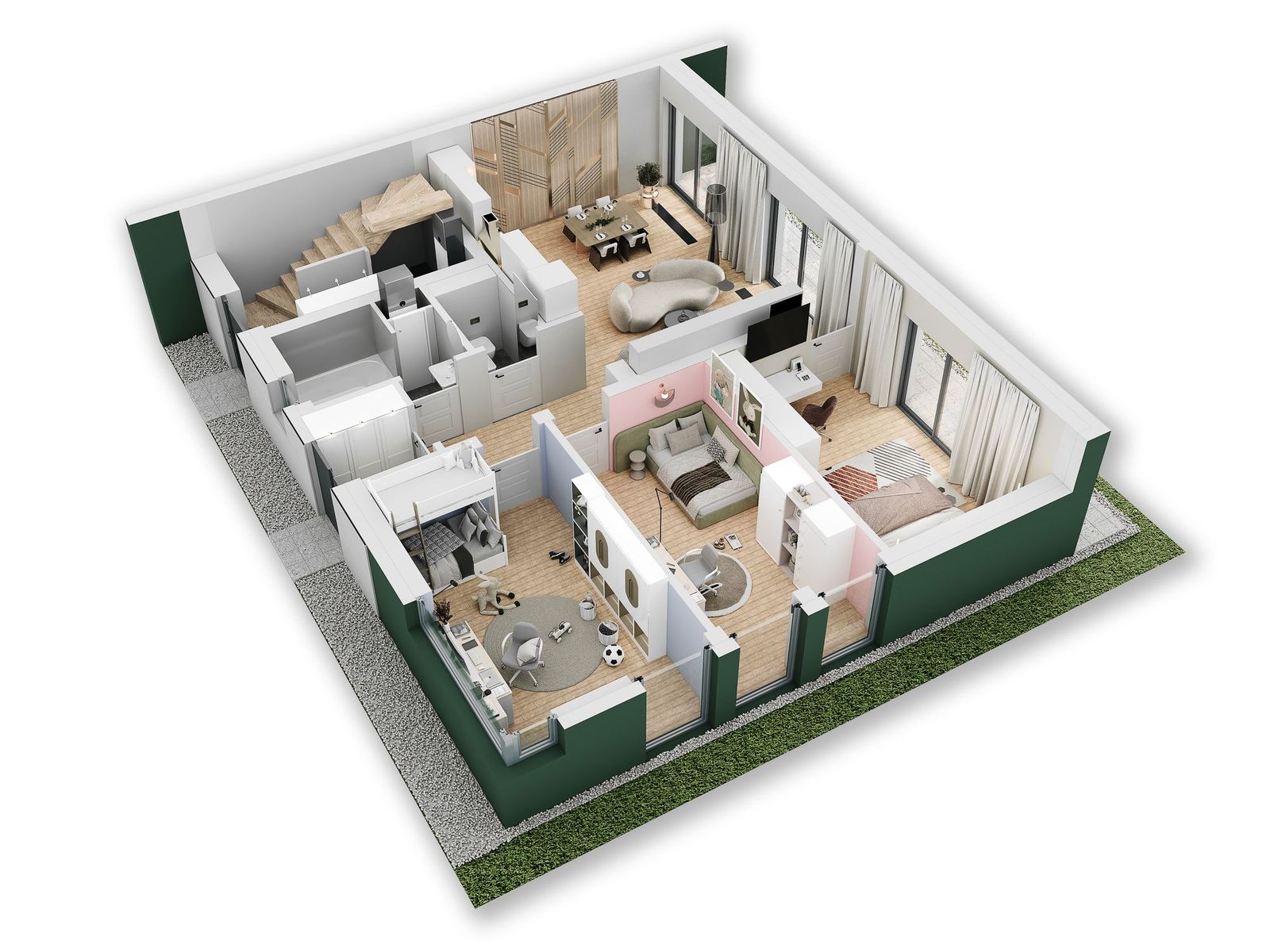 Green Community - Szczecin - 3D floor plans - image 2