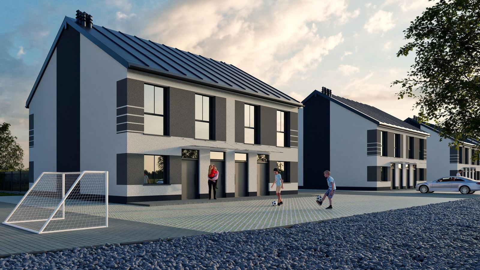 Osiedle Platanowe - Kępno - Fotorealistische 3D-Visualisierungen des Anwesens - Bild 2