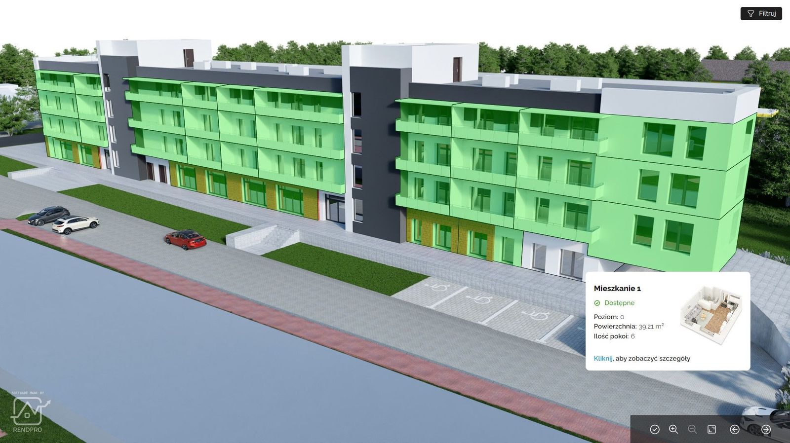 Cegielniana3 - Grodzisk Maz. - 360° View of the Building - image 1