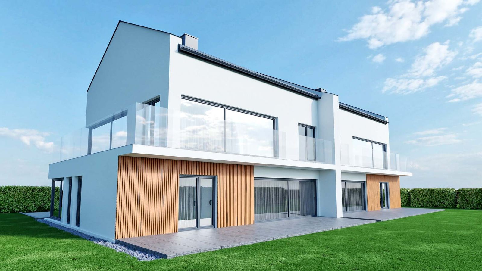 Green Community - Szczecin - Photo-realistic 3D visualizations of the estate - image 6