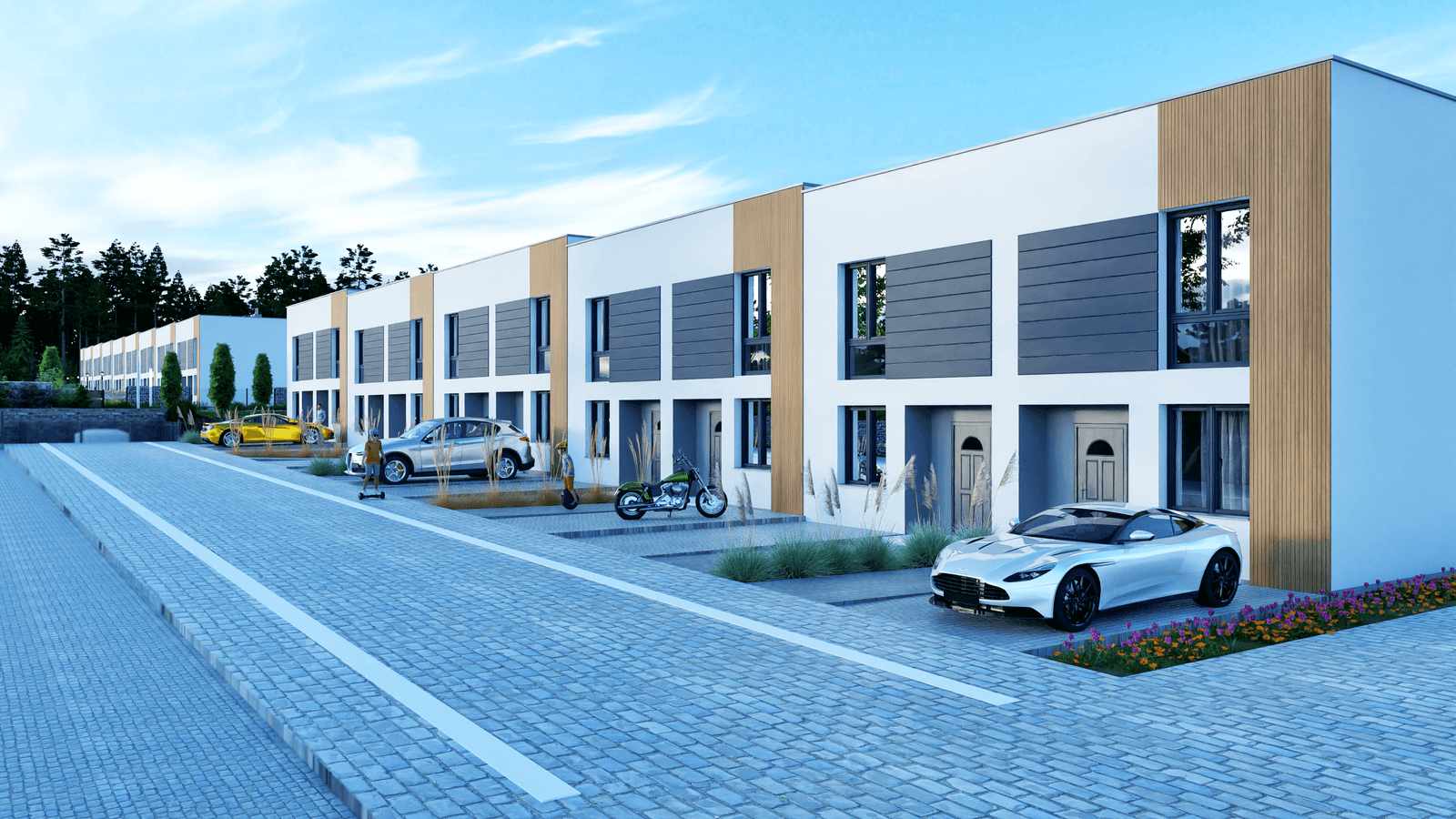 VilPark Prestige - Charzyno - Kołobrzeg - FotoRealistyczne Wizualizacje 3D Zewnętrzne - obraz 3