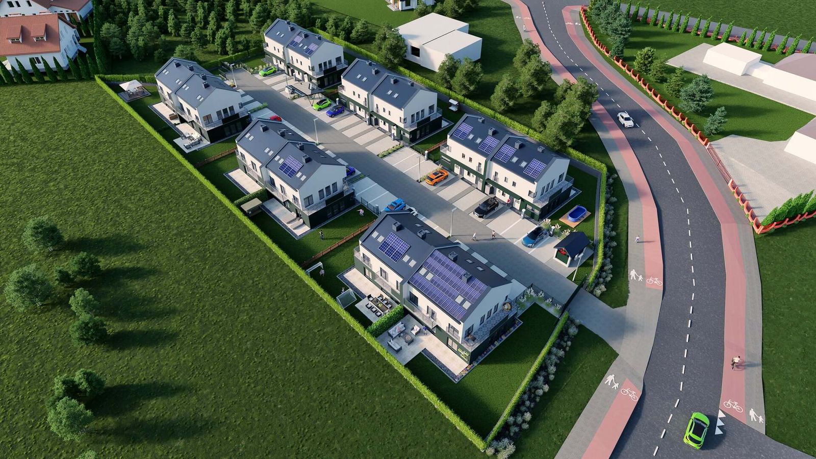 Green Community - Szczecin - Photo-realistic 3D visualizations of the estate - image 1