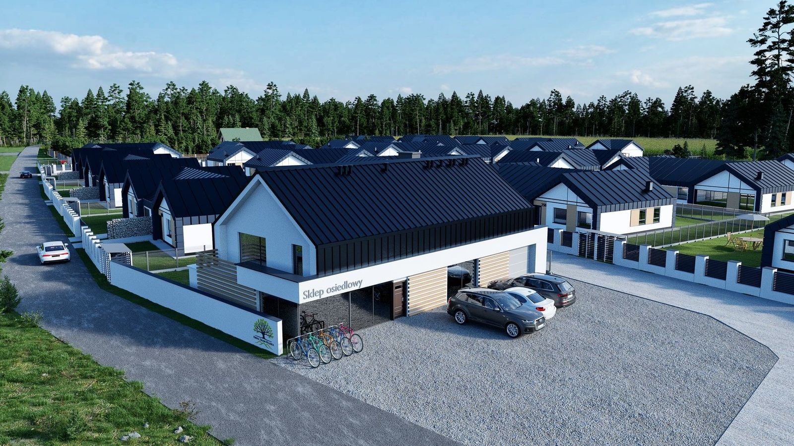 Osiedle Zielone Wzgórza Mława - Fotorealistische 3D-Visualisierungen Für dieses Entwicklungsprojekt haben wir auch fotorealistische 3D-Visualisierungen - Bild 7