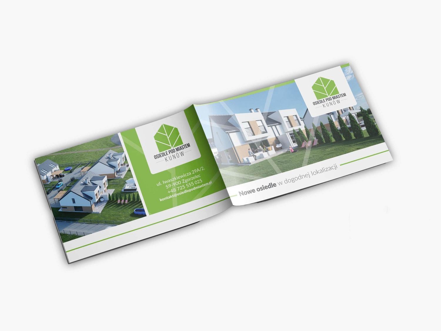 Osiedle pod miastem - Kunów, Zgorzelec - Werbeprospekt des Baütragers für die Investition - Bild 1