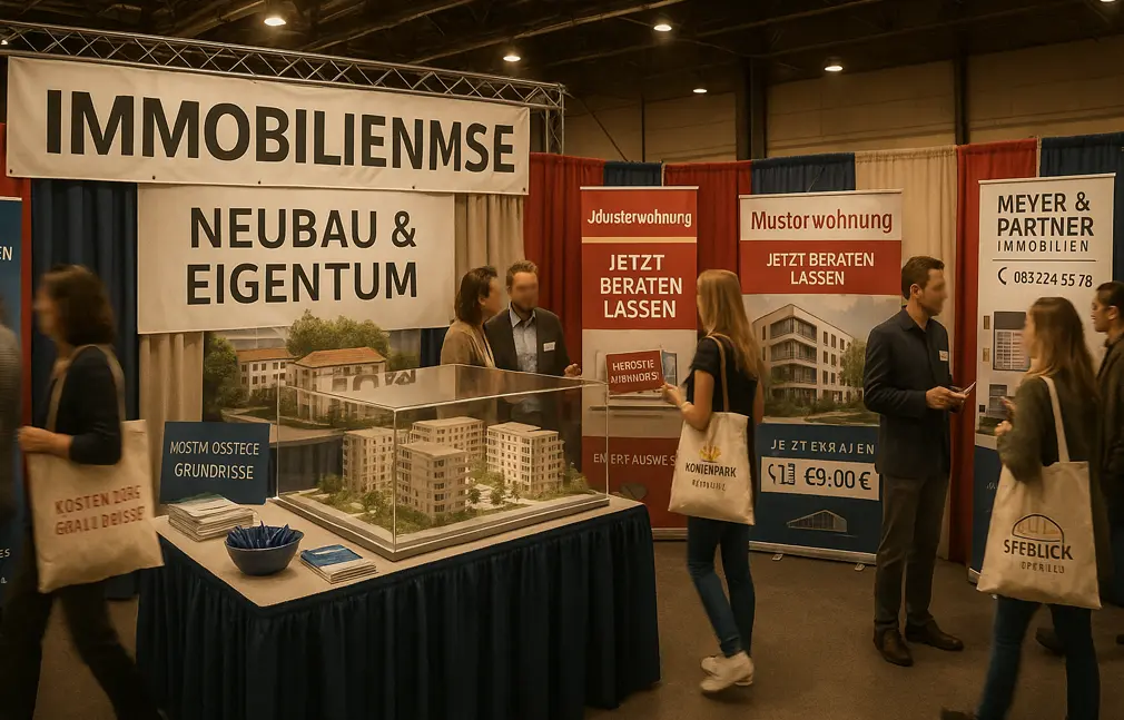 Wohnimmobilienmessen Marketingstände